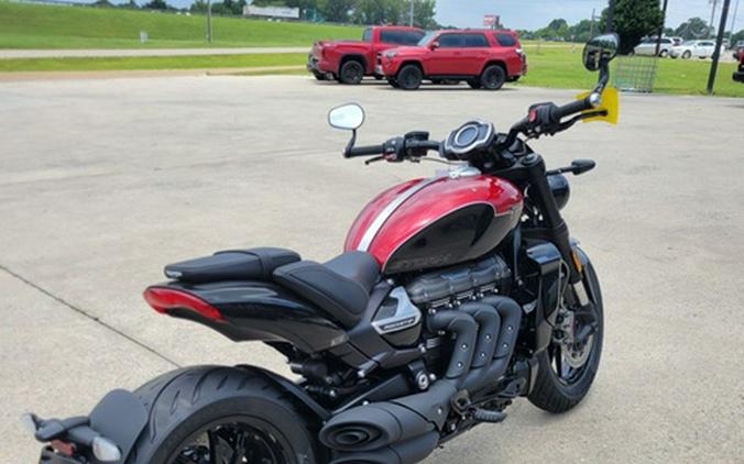 2025 Triumph Rocket 3 Storm R Carnival Red/Sapphire Black