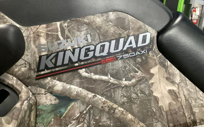 New 2023 SUZUKI KINGQUAD 750AXI POWER STEERING SE CAMO TRUE TIMBER KANATI