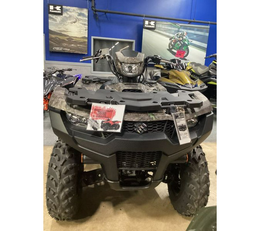 New 2023 SUZUKI KINGQUAD 750AXI POWER STEERING SE CAMO TRUE TIMBER KANATI