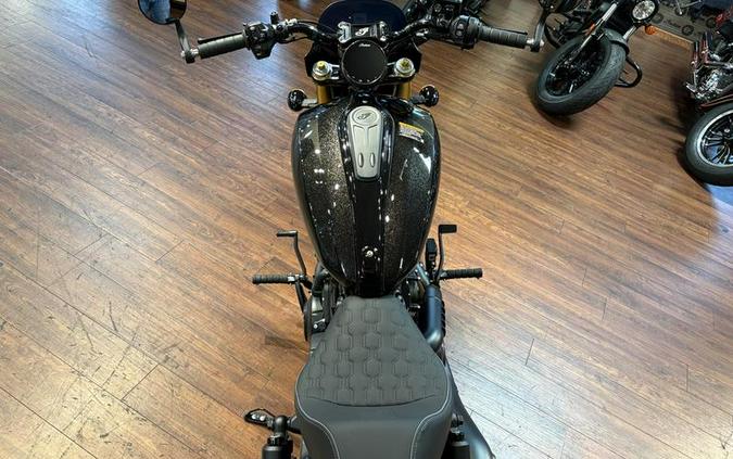 2026 Indian Motorcycle® 101 Scout® Black Crystal with Super Graphite