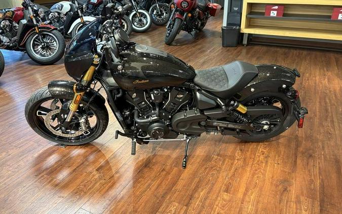 2026 Indian Motorcycle® 101 Scout® Black Crystal with Super Graphite