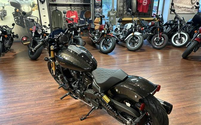 2026 Indian Motorcycle® 101 Scout® Black Crystal with Super Graphite