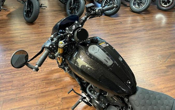 2026 Indian Motorcycle® 101 Scout® Black Crystal with Super Graphite