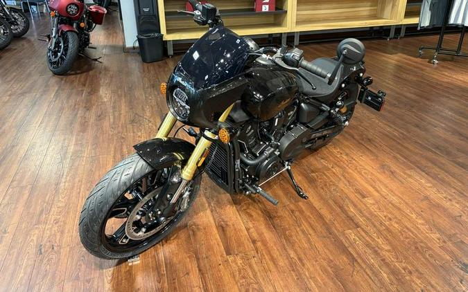 2026 Indian Motorcycle® 101 Scout® Black Crystal with Super Graphite