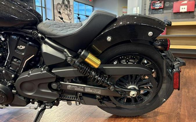 2026 Indian Motorcycle® 101 Scout® Black Crystal with Super Graphite