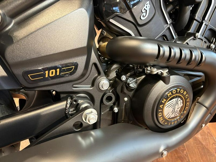 2026 Indian Motorcycle® 101 Scout® Black Crystal with Super Graphite