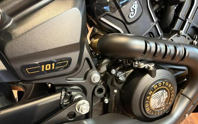 2026 Indian Motorcycle® 101 Scout® Black Crystal with Super Graphite