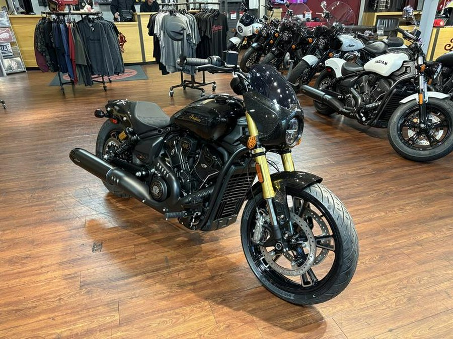 2026 Indian Motorcycle® 101 Scout® Black Crystal with Super Graphite