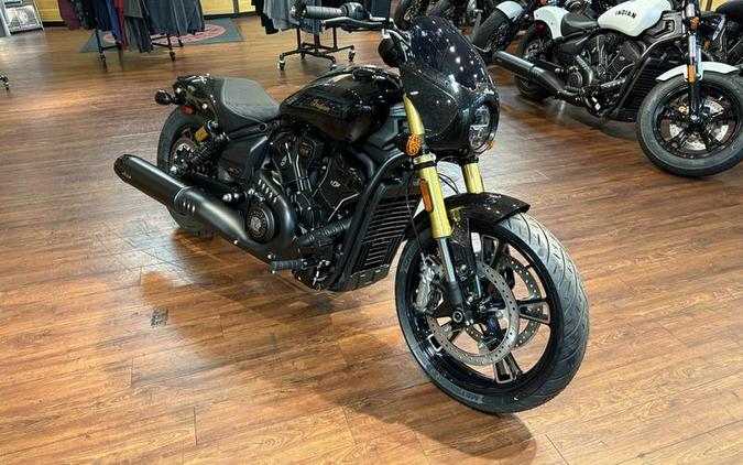 2026 Indian Motorcycle® 101 Scout® Black Crystal with Super Graphite