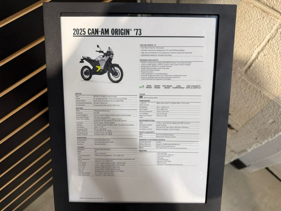 2025 Can-Am Origin® 73