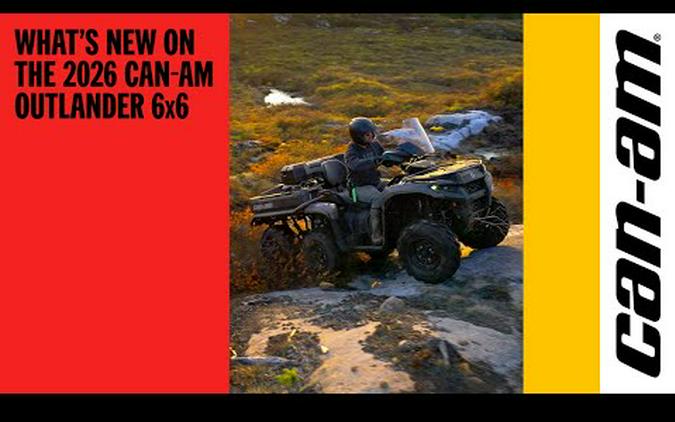 2026 Can-Am Outlander MAX 6x6 Backcountry 1000R
