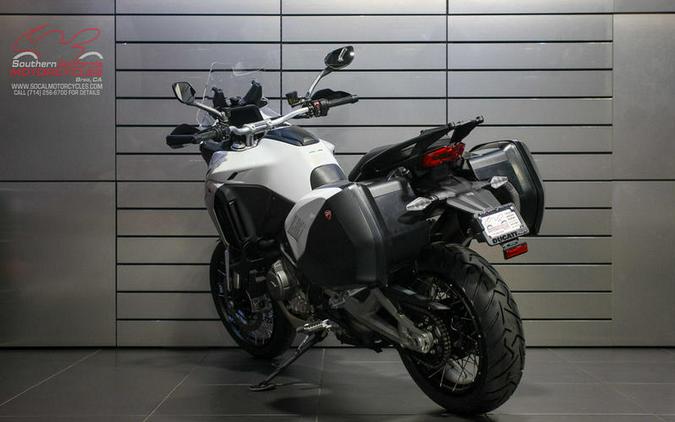 2024 Ducati Multistrada V4 S Travel & Radar Spoked Wheels Iceberg White