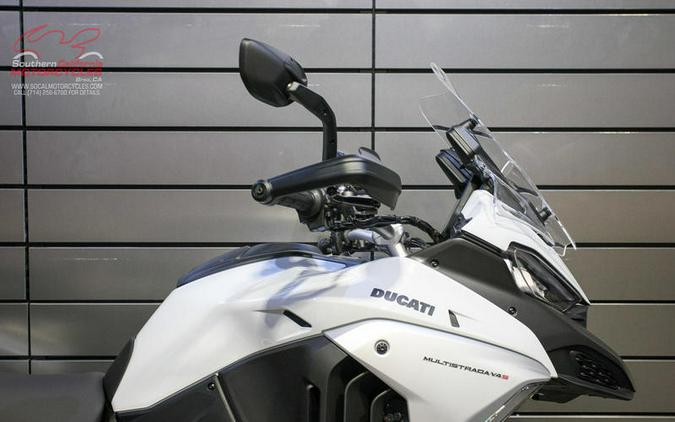 2024 Ducati Multistrada V4 S Travel & Radar Spoked Wheels Iceberg White