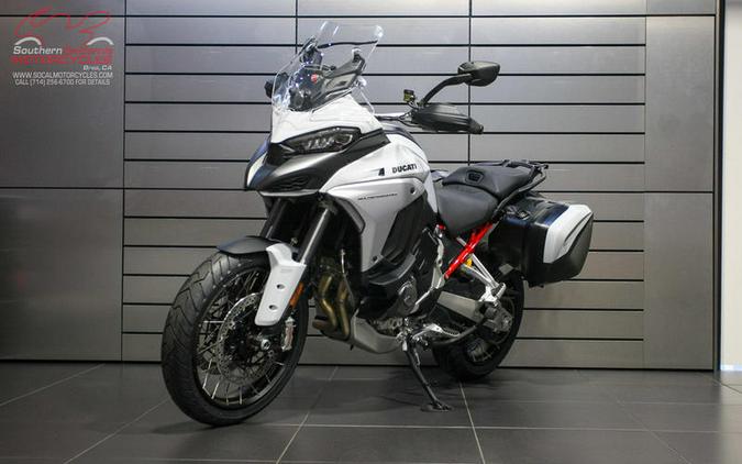 2024 Ducati Multistrada V4 S Travel & Radar Spoked Wheels Iceberg White