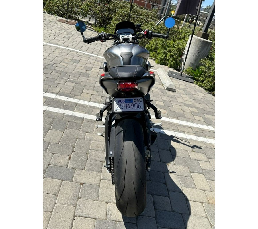 2021 Triumph Street Triple RS Silver Ice