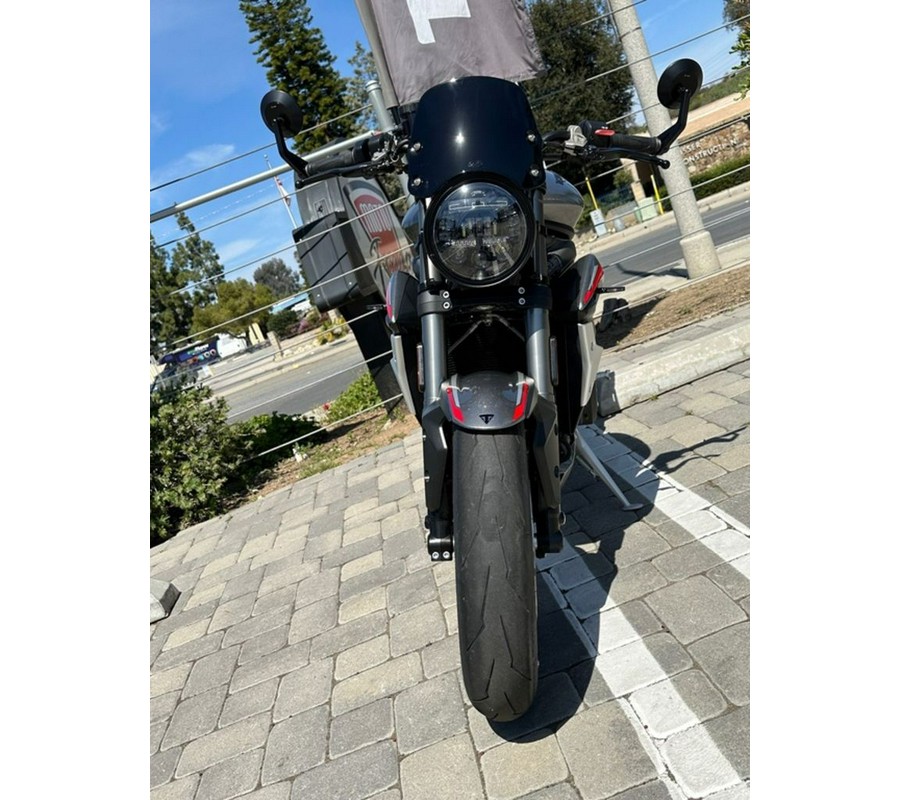 2021 Triumph Street Triple RS Silver Ice