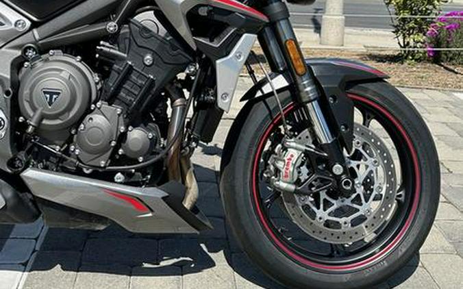 2021 Triumph Street Triple RS Silver Ice