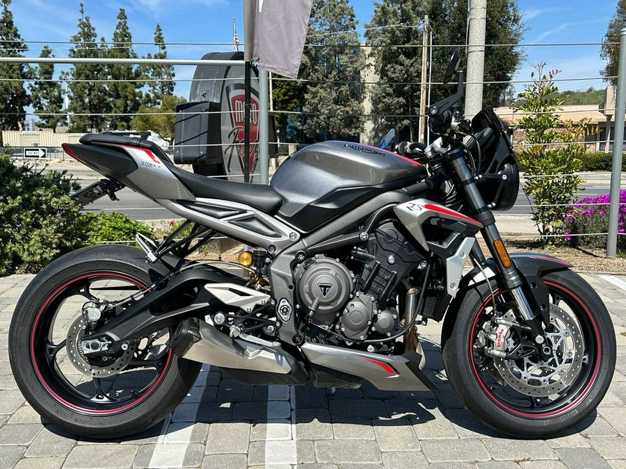 2021 Triumph Street Triple RS Silver Ice