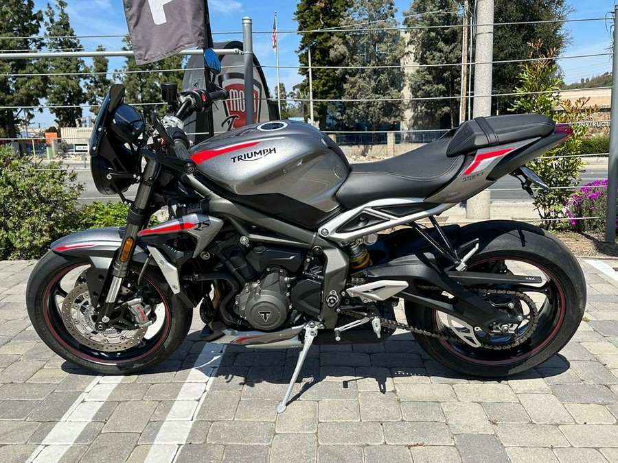 2021 Triumph Street Triple RS Silver Ice
