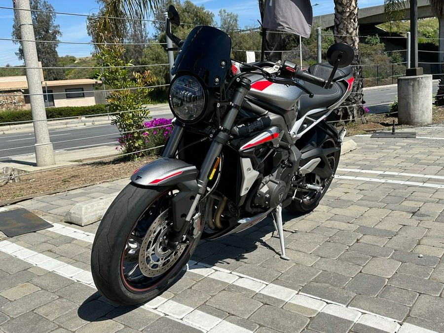 2021 Triumph Street Triple RS Silver Ice