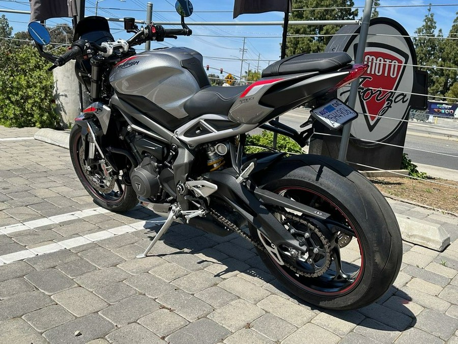 2021 Triumph Street Triple RS Silver Ice