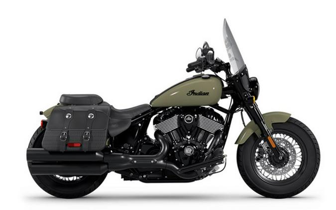 2025 Indian Super Chief Dark Horse Moss Green