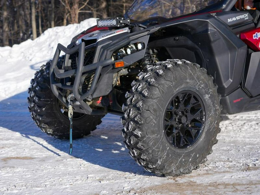 2025 Can-Am® Maverick X3 DS Turbo RR Fiery Red & Hyper Silver