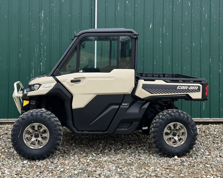 2024 Can-Am® Defender Limited HD10 Desert Tan & Timeless Black