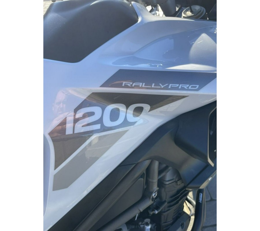 2023 Triumph Tiger 1200 Rally Pro Snowdonia White