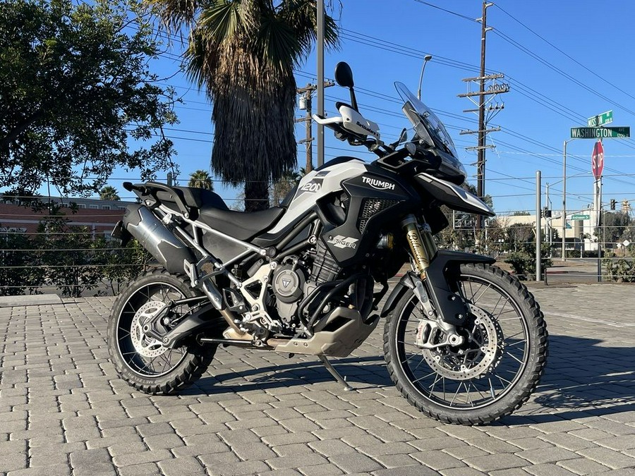 2023 Triumph Tiger 1200 Rally Pro Snowdonia White