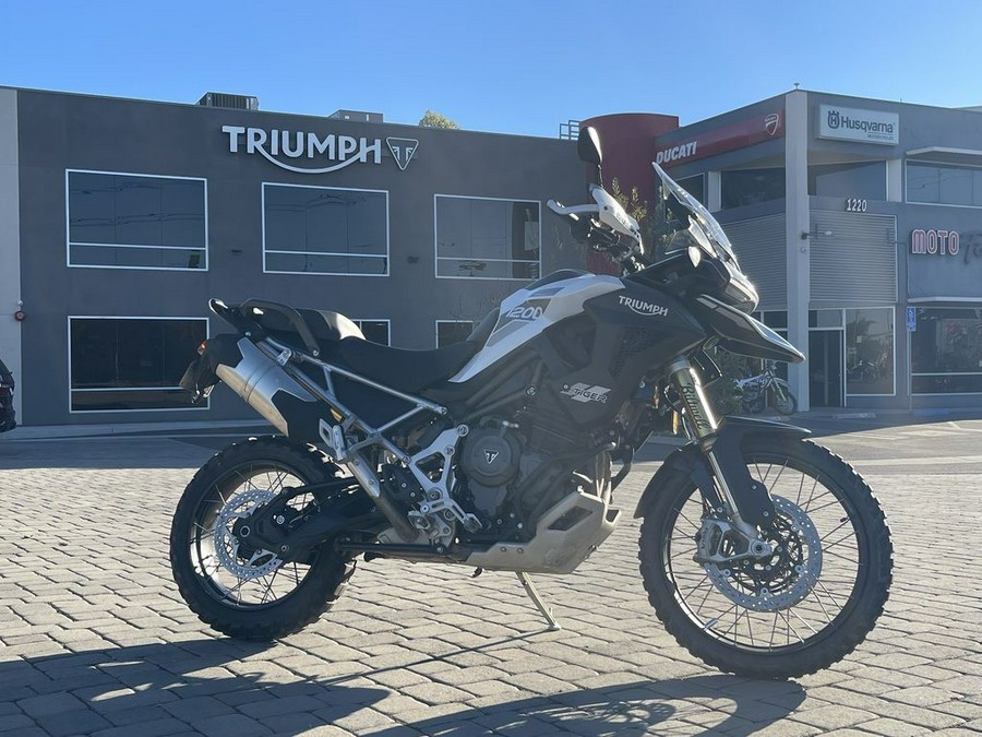 2023 Triumph Tiger 1200 Rally Pro Snowdonia White