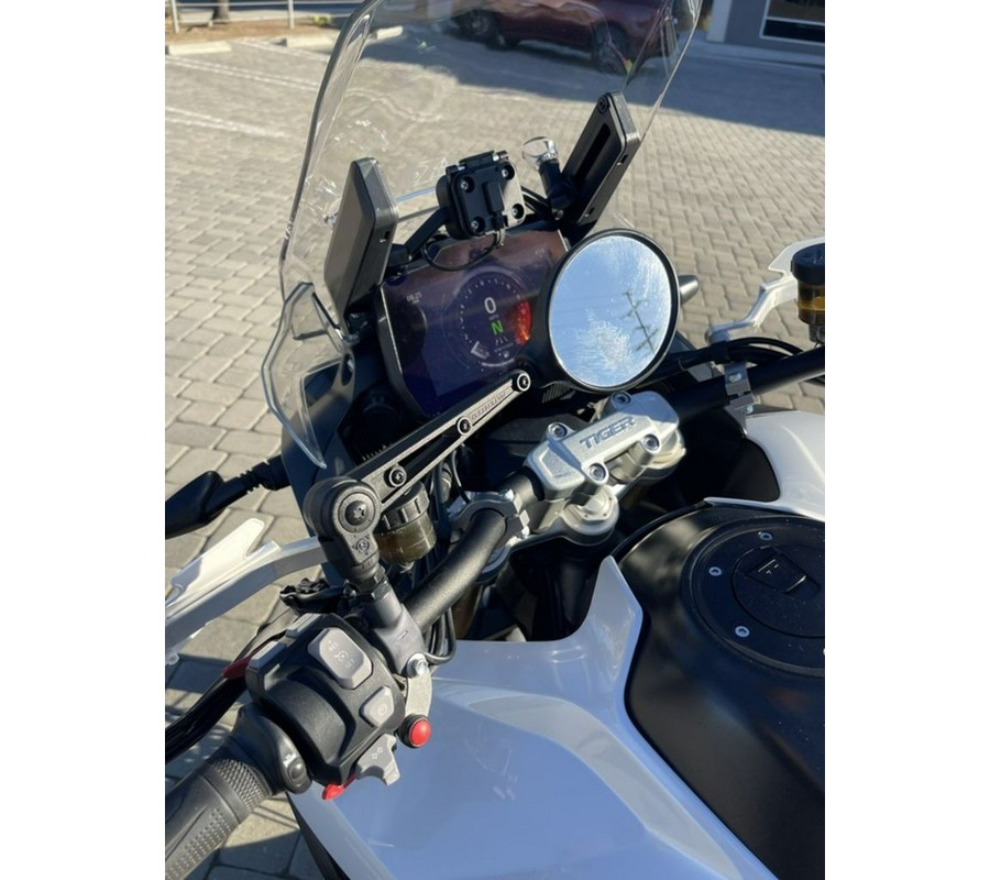 2023 Triumph Tiger 1200 Rally Pro Snowdonia White