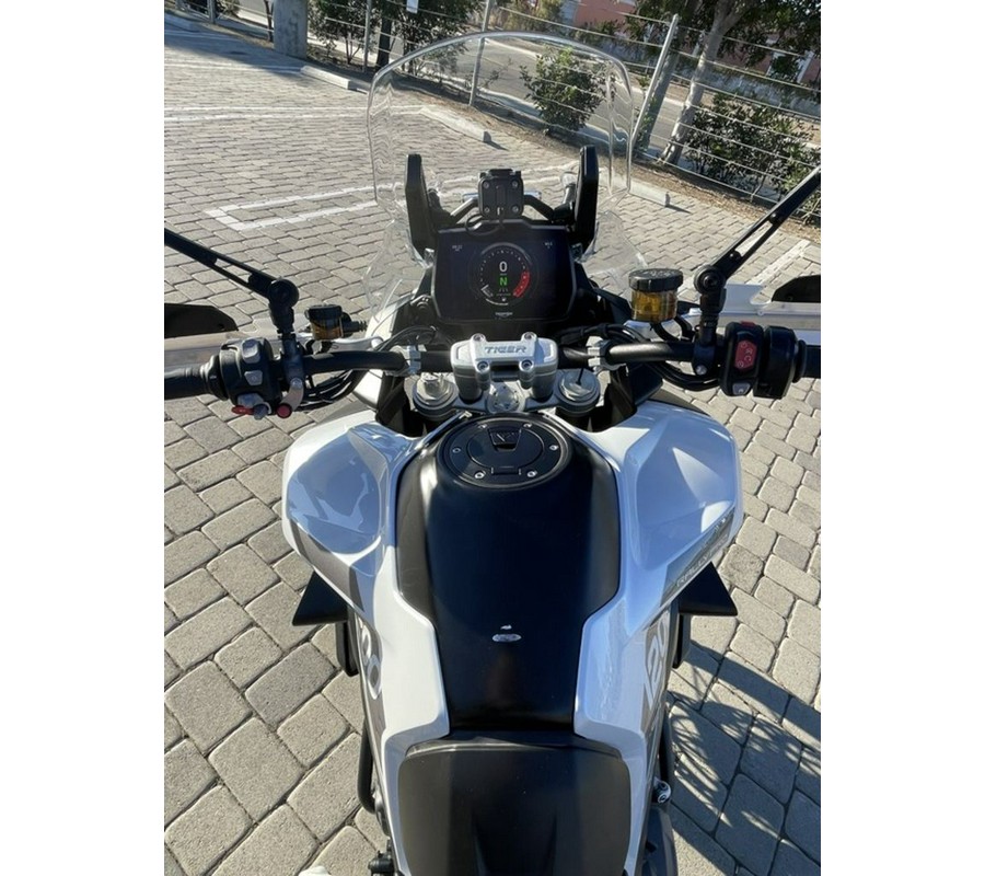 2023 Triumph Tiger 1200 Rally Pro Snowdonia White