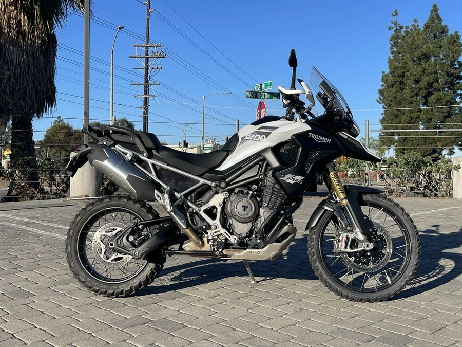 2023 Triumph Tiger 1200 Rally Pro Snowdonia White