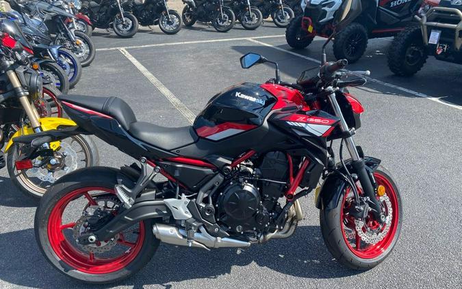 2024 Kawasaki Z650 ABS - RED / BLACK