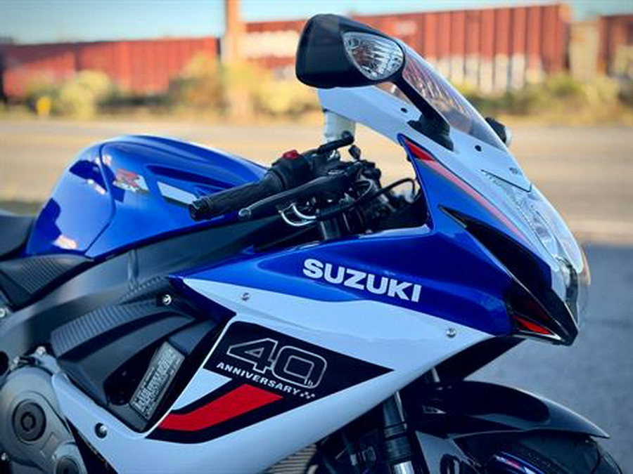 2026 Suzuki GSX-R600Z 40th Anniversary Edition