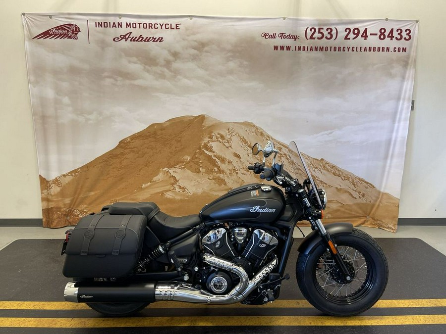 2025 Indian Motorcycle® Super Scout® Black Smoke with Graphics