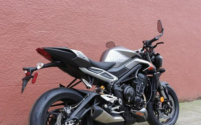 2024 Triumph Street Triple 765 RS Silver Ice