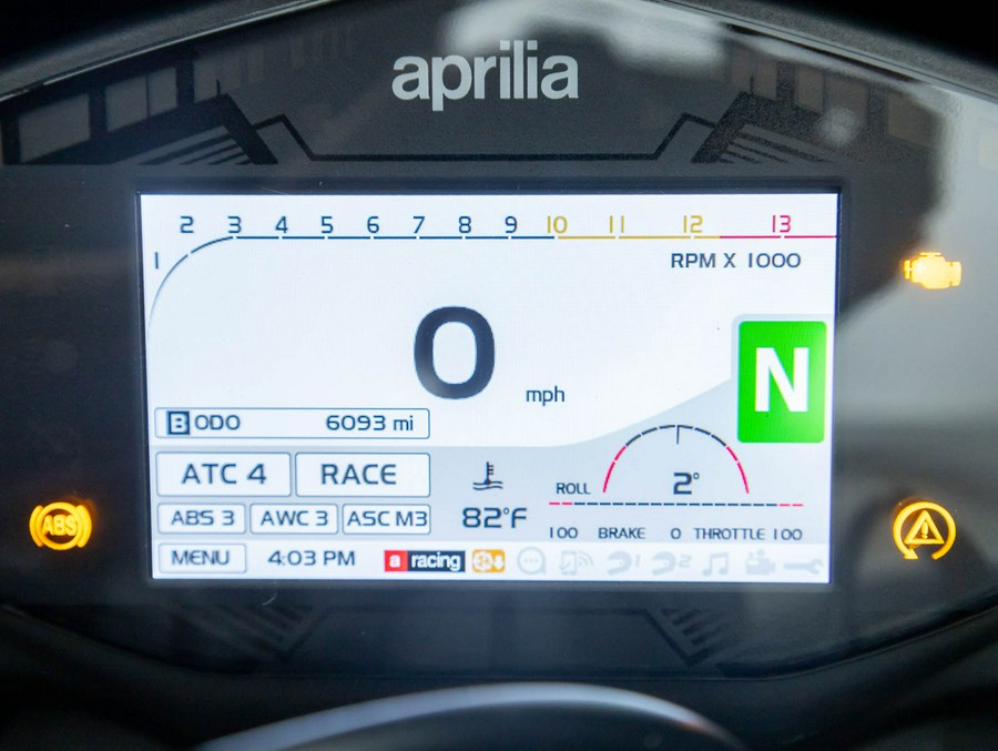 2019 APRILIA TUONO V4 1100 RR FACTORY W/ABS