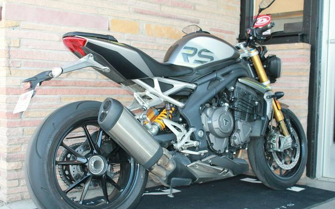 2022 Triumph Speed Triple 1200 RS Matte Silver Ice