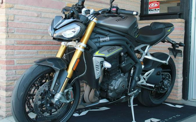 2022 Triumph Speed Triple 1200 RS Matte Silver Ice
