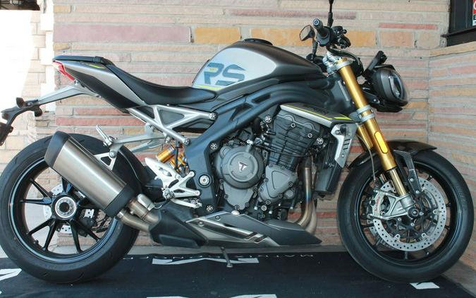 2022 Triumph Speed Triple 1200 RS Matte Silver Ice