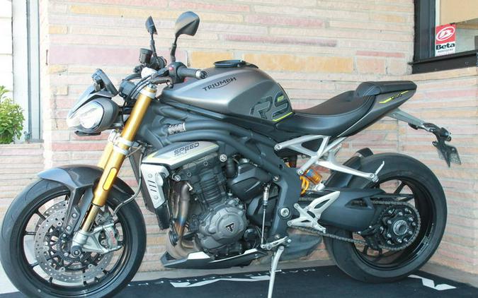 2022 Triumph Speed Triple 1200 RS Matte Silver Ice