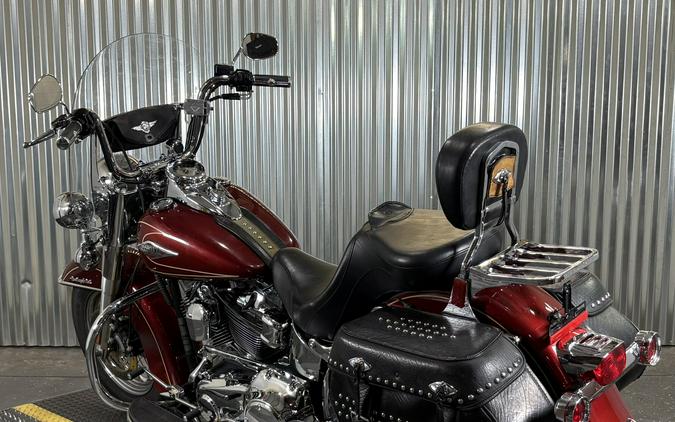 2010 Harley-Davidson Heritage Softail Classic Red Hot Sunglo