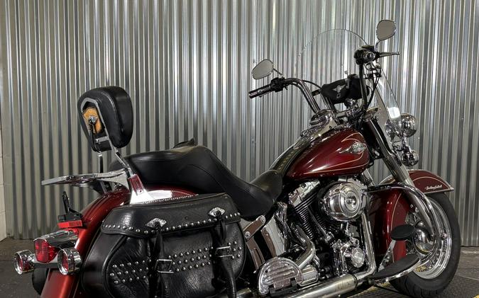 2010 Harley-Davidson Heritage Softail Classic Red Hot Sunglo