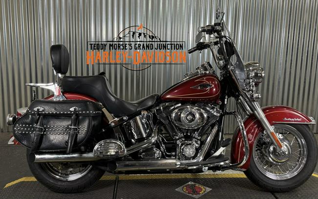 2010 Harley-Davidson Heritage Softail Classic Red Hot Sunglo
