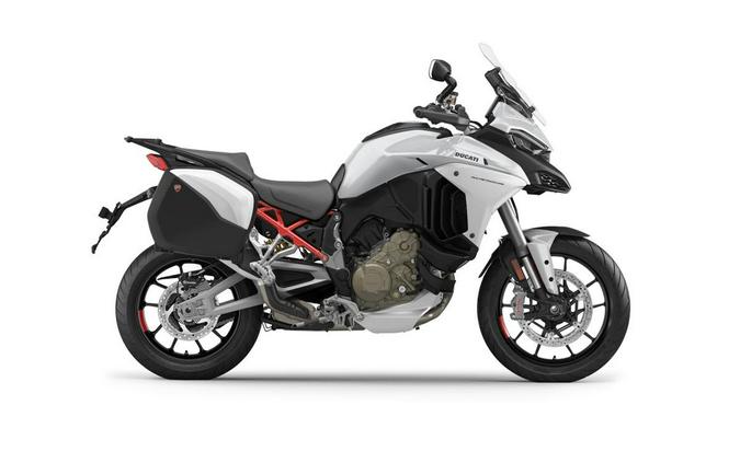 2023 Ducati Multistrada V4S Travel & Radar - White/Spoke Wheel