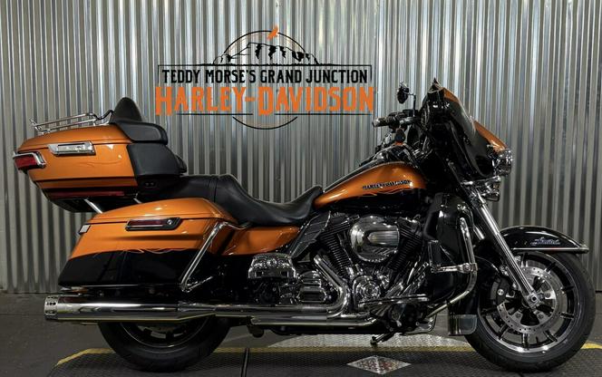 2015 Electra Glide Ultra Limited Two-Tone Amber Whiskey/Vivid Black