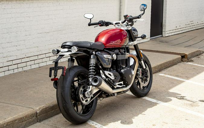 2024 Triumph Speed Twin 1200 Carnival Red/Storm Grey