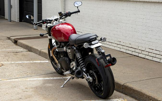 2024 Triumph Speed Twin 1200 Carnival Red/Storm Grey